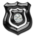 Diamond game play achievement of a police badge